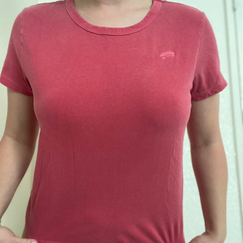 Vans pink baby tee size L $7